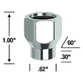 ET CONICAL SEAT OPEN END (13/16 HEX 12MM X 1.50