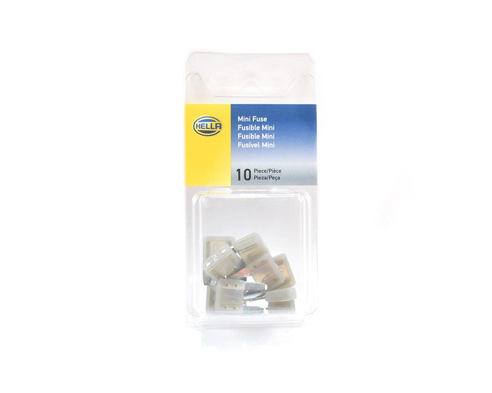 FUSE MINI 2A GREY 10PC