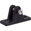 NYLON ANGLED DECK HINGE BLACK