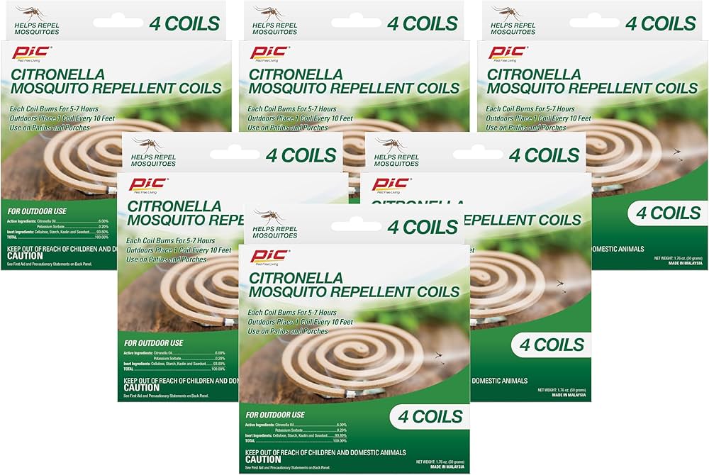 CITRONELLA COILS - 4PK