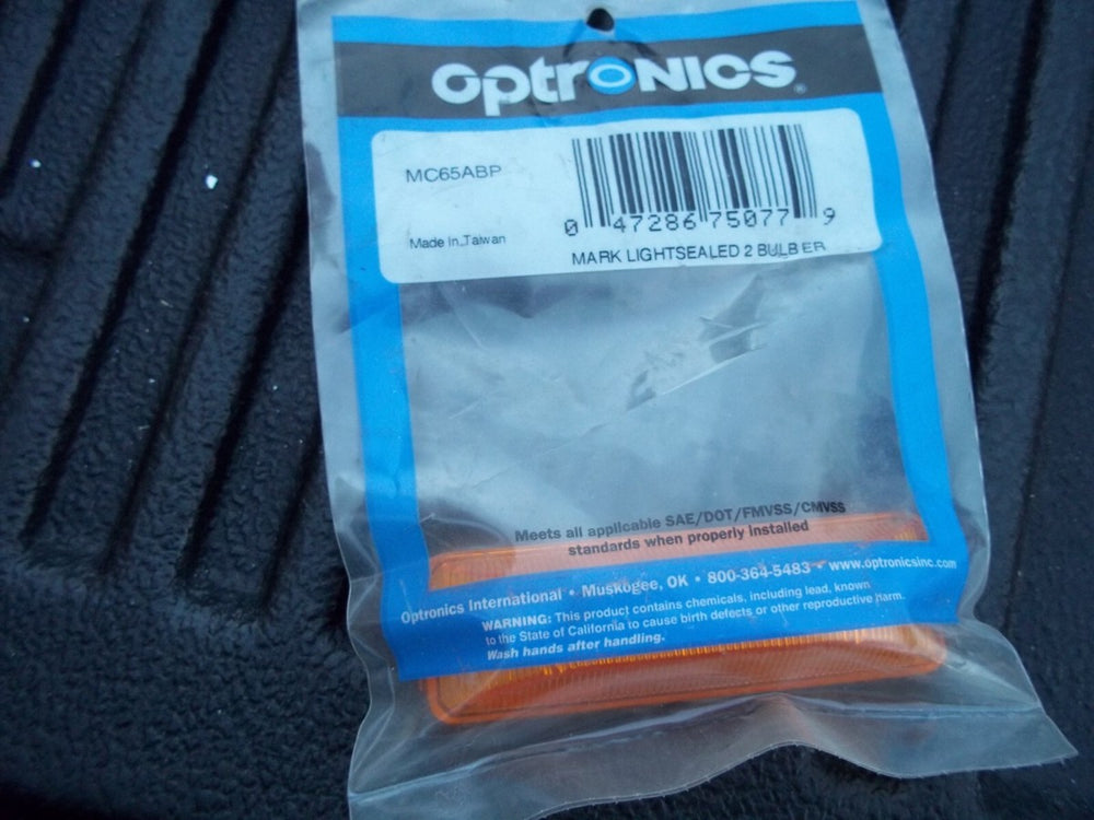 MARK LIGHT;SEALED 2 BULB; AMBER