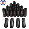 LUGNUT CLOSED END BLACK SPLINE LUG BOLTS 27MM 12 X 1.25 1.07 IN EACH (1) (
