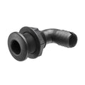 BLACK NYLON 90 5/8" THRU-HULL W/BA