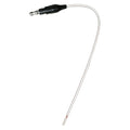 LEAD WIRE WHITE W/.180 MALE 7.5'