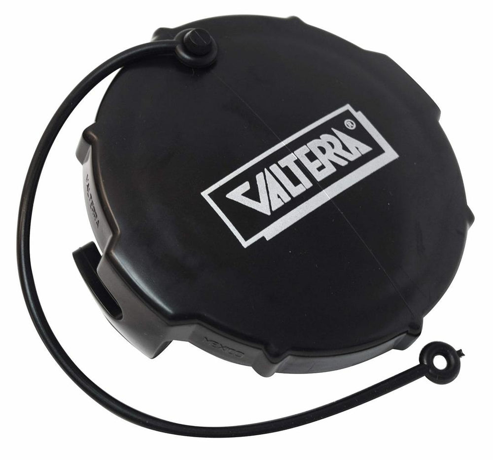 WASTE VALVE CAP 3IN BAYONET BLACK BULK