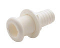 5/8IN STRAIGHT BARBED THRUHULL WHITE