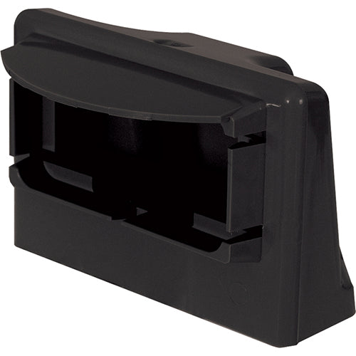 LICENSE BRACKET;BLACK COATED HOUSIN