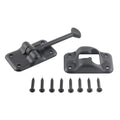 PLASTIC DOOR HOLDBACK 3-1/2 BLACK