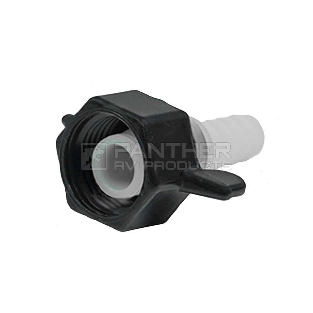 WINGNUT SWIVEL NYLON 1/2IN15 NPT (F) X 3/8IN BARB