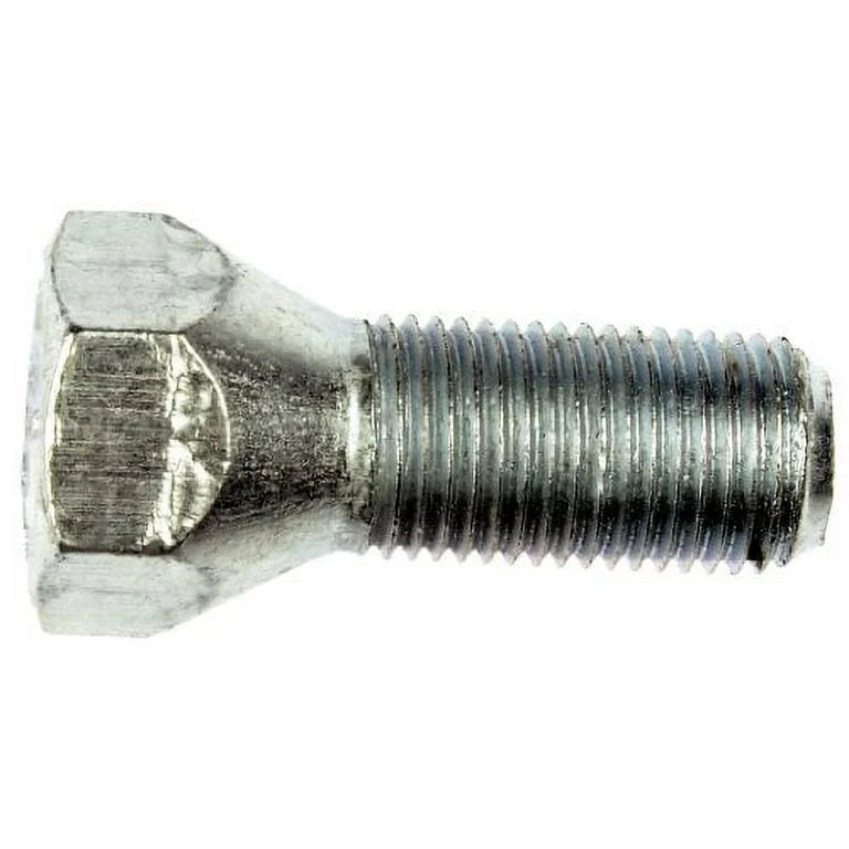 Wheel Bolt: universal; 1/2"-20 thread; 3/4" hex; 1" length; 60 degree seat