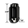 DUP ACORN LUG 7/8" 14-2.00 BLK BULK