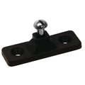NYLON SIDE MOUNT DECK HINGE - BLACK