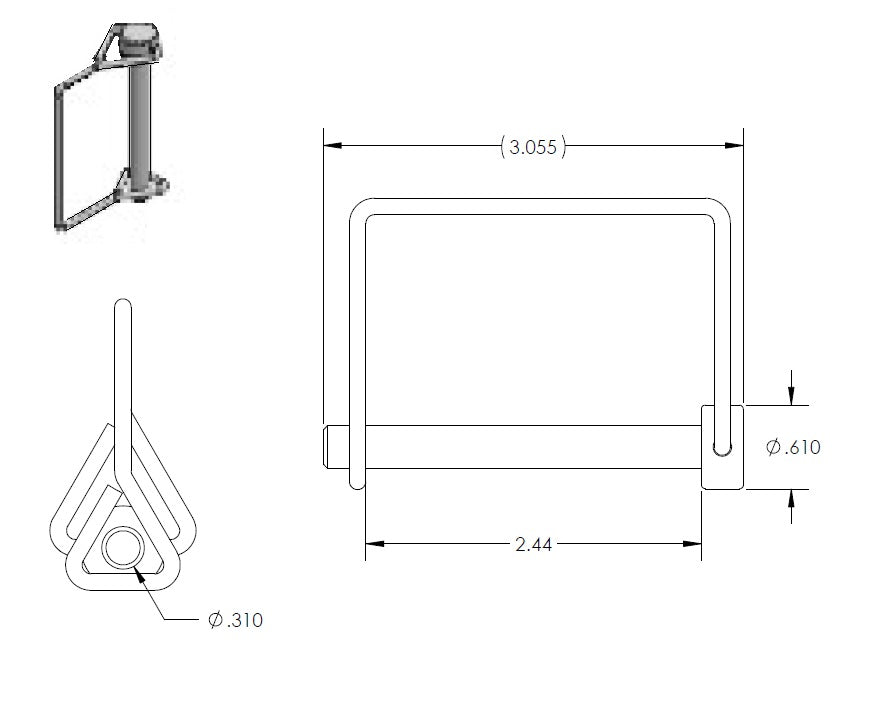 PULL PIN W/SPRING