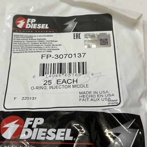 O-RING, INJECTOR MIDDLE