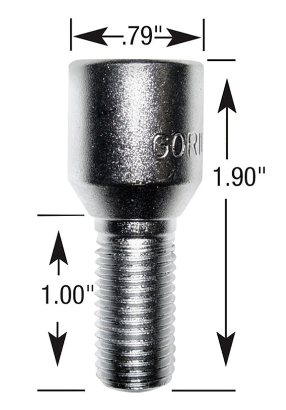 HEX SKT CONE BOLT 14-1.50 CHR BULK
