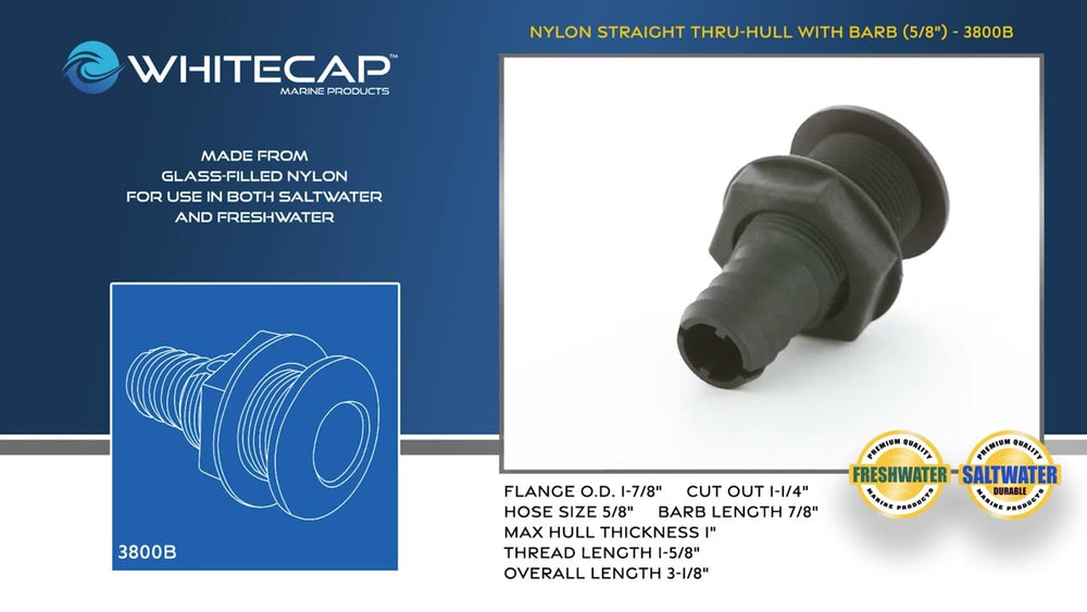 WHITECAP IND black auto part
