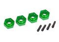 WHEEL HUBS 12MM HEX (2)/ STUB AXLE
