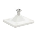 4-HOLE SIDE MOUNT DECK HINGE (WHT)