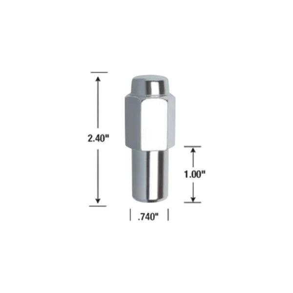 DUPLEX MAG EXTRA LONG (2.4 LONG) 9/16 LEFT HAND