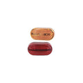 MARK LIGHT;OVAL W/PLUGS;RED