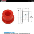 Pro Comp Bushing 1/2 Bush Red