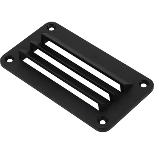 ABS LOUVERED VENT BLACK 3" X 5 -1/2