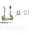 STAINLESS BOAT HOOK CLIPS 1" - 1-1/