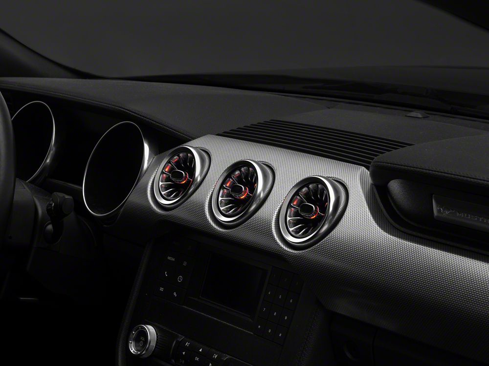 Raxiom 15-23 Ford Mustang Axial Series LED Color Changing Air Vent Outlets