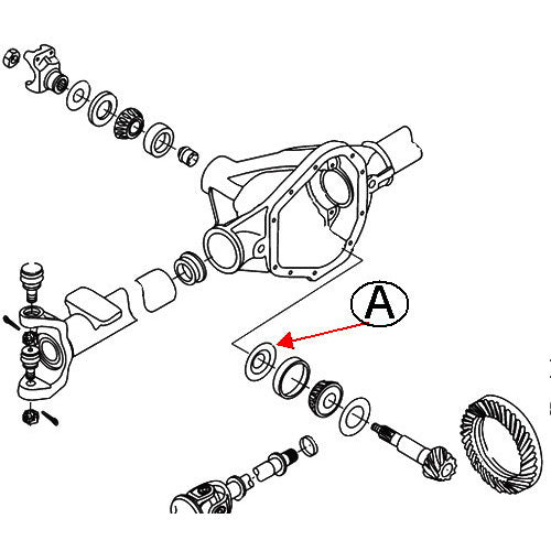 DIFFERENTIAL PINION BEARING BAFFLE