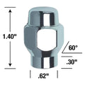 Gorilla ET ACORN LUG 13/16in 1/2 CHR BULK