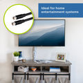 PHILIPS RG6 COAX CABLE 6FT BLACK
