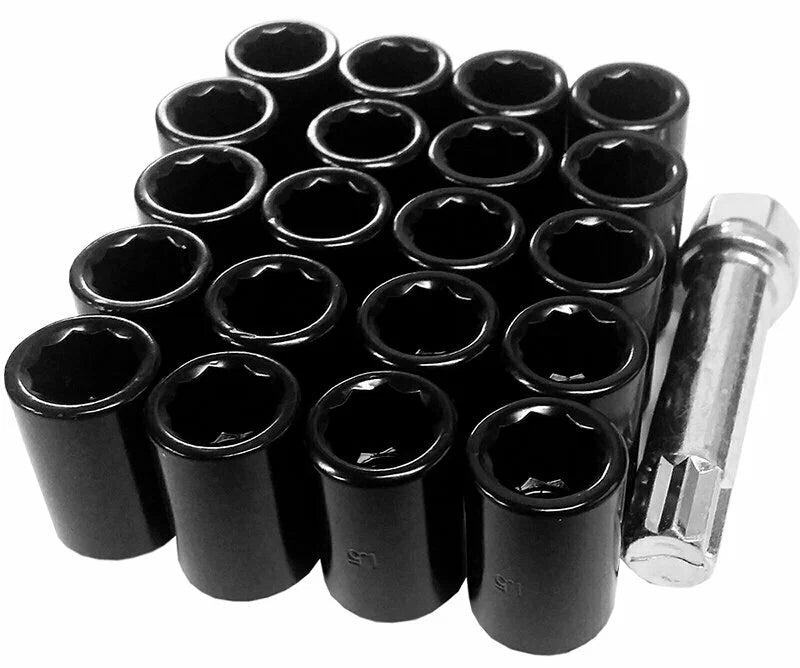 SOCKET LUG 14X1.5X37 20MM OD BLACK