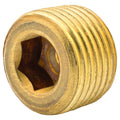 HEX PLUG BR 5/16H (3/8 NPTM) BAG