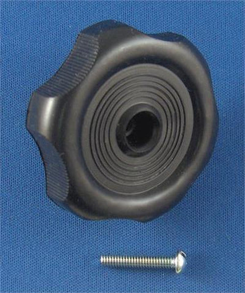 WINDOW KNOB 7/8IN SHAFT ROUNDBLACK PLASTIC BULK