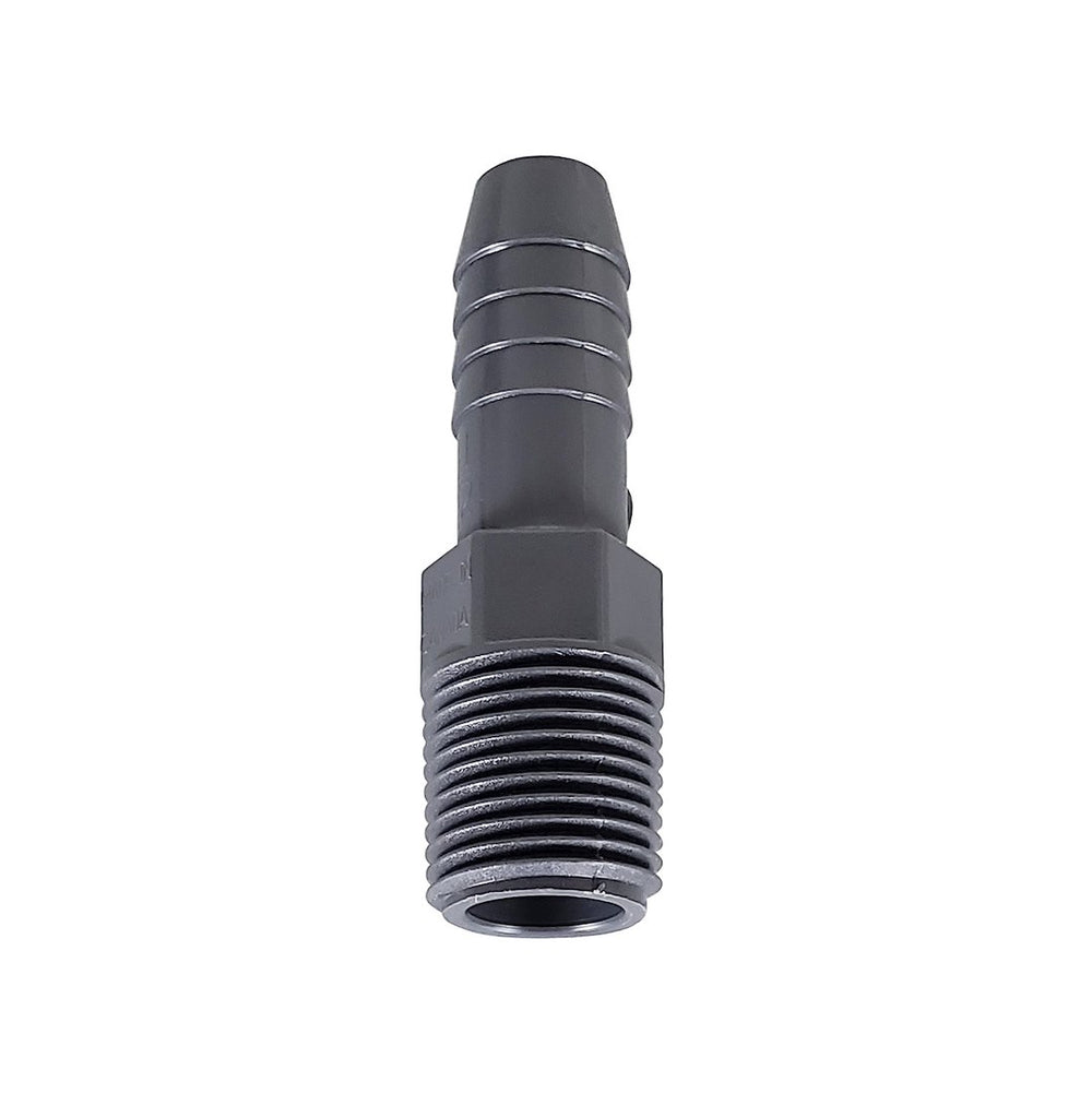 FITTING, BARB, 1/2", MALE THREAD