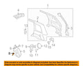 Body Panel Retainer for Select 1986-2010 Jeep XJ, MJ, WK, & XK Models Crown Automotive