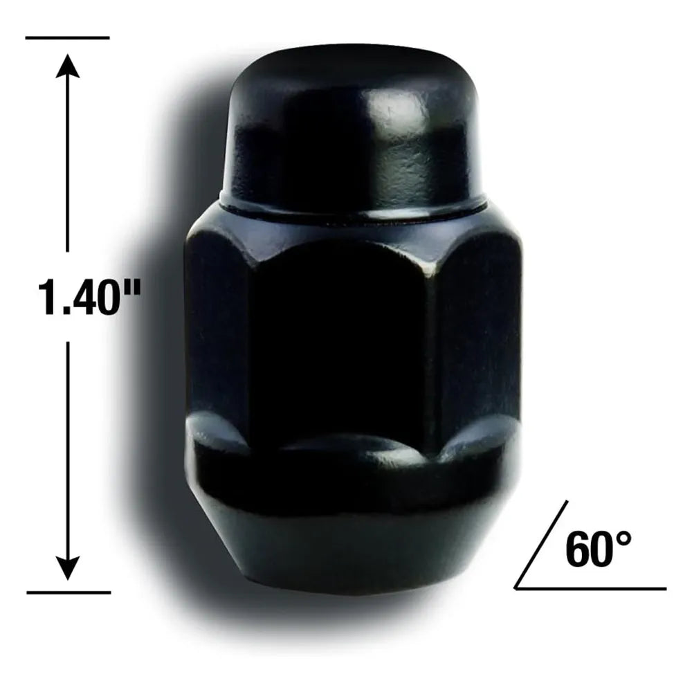 BULGE LUG 3/4" 12-1.25 BLK BULK
