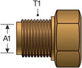 BRASS INVERTED FLARE