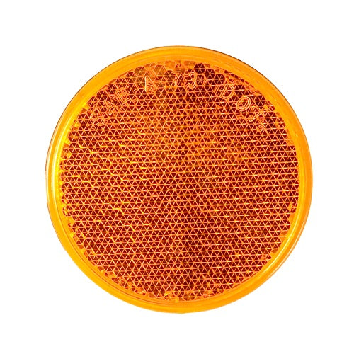 BULK RELECTOR/AMBER 2 3/8' ROUND/AD