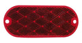 OBLONG REFLECTOR RED