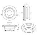 GROMMET RING;2 1/2'FLUSH