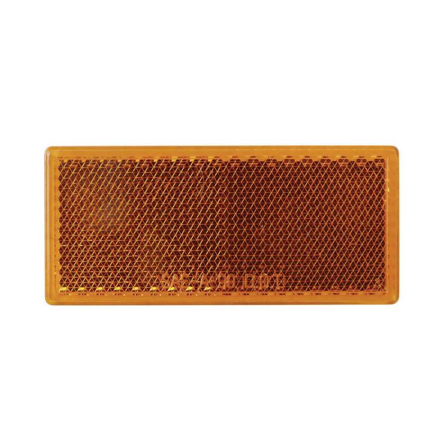 RECTANGULAR REFLECTOR; AMBER