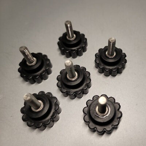 NYLON HEAD SCREW 1/4-28 X 3/4" BLAC