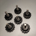 NYLON HEAD SCREW 1/4-28 X 3/4" BLAC