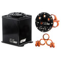 AEM High Volume Fuel Rail replacement parts include aluminum crush washers, fuel rail O-rings, adjustable fuel pressure regulator O-rings, banjo fittings, and fuel rail plugs