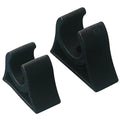 RUBBER POLE CLIP BLACK 1/2