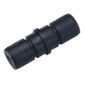 NYLON TUBE CONNECTOR 7/8" BLK