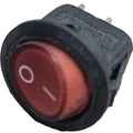 SWITCH-LIGHT ONOFF 125/250V 6A RED