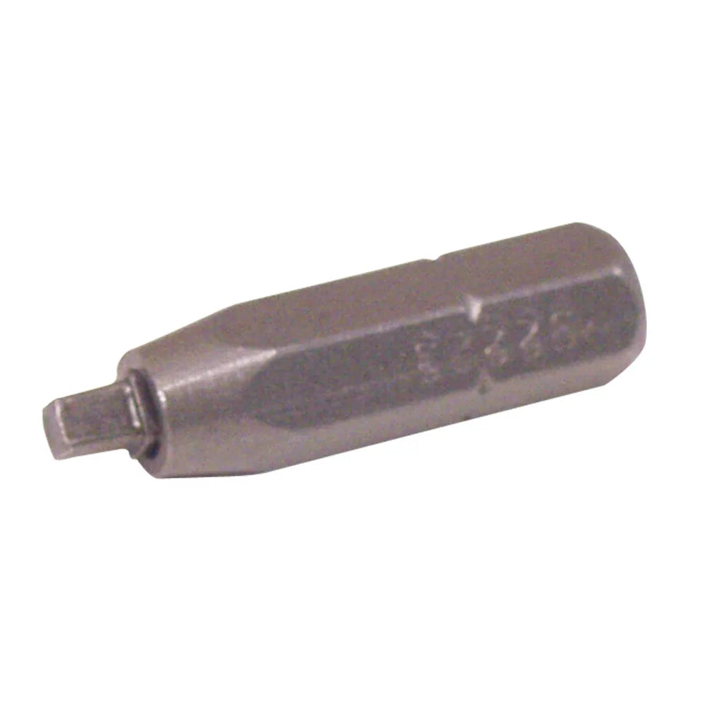 SQUARE RECESS INSERT BIT 1/4 X 1 DRIVE BY LENGTH SIZE #2 (CARDED)
