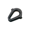 NYLON THIMBLE BLACK W/KEEPERS 5/8